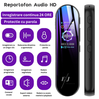 Reportofon profesional cu activare vocala, Q53, 8 GB, difuzor, MP3 - 1