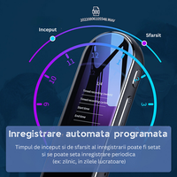 Reportofon profesional cu activare vocala, Q53, 8 GB, difuzor, MP3 - 7