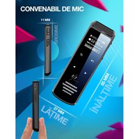 Reportofon profesional cu activare vocala, Q55, 8 GB, difuzor, MP3 - 4