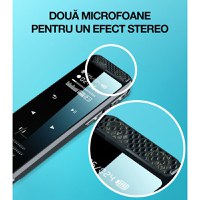 Reportofon profesional cu activare vocala, Q55, 8 GB, difuzor, MP3 - 3