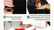 Rezerva granule polistiren, material, umplutura rezerva granule polistiren