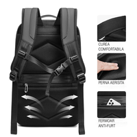 Rucsac elegant impermeabil multifunctional Dasbo®, pentru laptop sau calatorii,rezistent la uzura cu protectie, Antifurt - 9