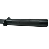 Sabie de vanatoare DEPOX®, Ninja Blade, maner metal, 50 cm, negru, teaca inclusa - 7
