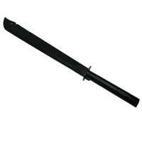 Sabie de vanatoare DEPOX®, Ninja Blade, maner metal, 50 cm, negru, teaca inclusa - 4