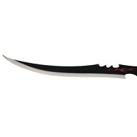 Sabie de vanatoare IdeallStore®, Fire Blade, 70 cm, neagra - 4