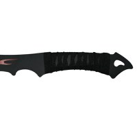 Sabie de vanatoare IdeallStore®, Fire Blade, 70 cm, neagra - 5