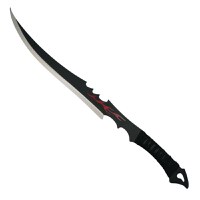 Sabie de vanatoare IdeallStore®, Fire Blade, 70 cm, neagra - 2