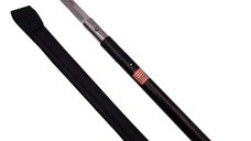 Sabie de vanatoare Ideallstore®, Shaolin Master, model baston, 55 cm, negru, teaca inclusa