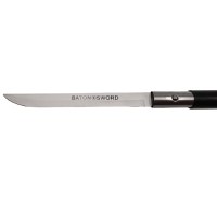 Sabie de vanatoare Ideallstore®, Shaolin Master, model baston, 55 cm, negru, teaca inclusa - 5