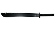 Sabie de vanatoare, Ninja Blade, maner metal, 83 cm, negru, teaca inclusa