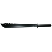 Sabie de vanatoare, Ninja Blade, maner metal, 83 cm, negru, teaca inclusa - 1