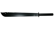 Sabie de vanatoare, Ninja Blade, maner metal, 83 cm, negru, teaca inclusa