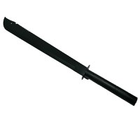 Sabie de vanatoare, Ninja Blade, maner metal, 83 cm, negru, teaca inclusa - 2