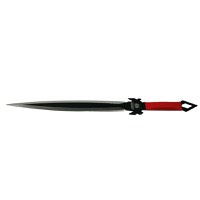 Sabie de vanatoare, Red Ronin, maner textil, 68.5 cm, cutit de aruncat inclus - 3