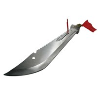 Sabie de vanatoare, Samurai Blade, maner textil, 67 cm, cutit de aruncat inclus - 4