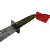 Sabie de vanatoare, Samurai Blade, maner textil, 67 cm, teaca cadou - 4