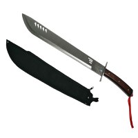 Sabie de vanatoare, Wrath Blade, maner lemn, 69 cm, teaca cadou - 2