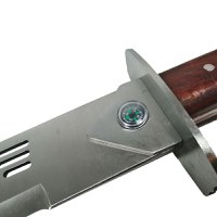 Sabie de vanatoare, Wrath Blade, maner lemn, 69 cm, teaca cadou - 4