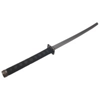 Sabie katana decorativa IdeallStore®, panoplie, Last Samurai, negru, metal, 51.5 cm, suport inclus - 1
