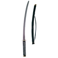 Sabie pentru copii Ninja, plastic, 76 cm, negru - 1