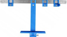 Sablon gaurire, Kraft&Dele KD10383, 40 x 30 cm, aluminiu