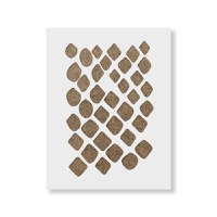 Sablon Perete vopsire, tencuiala 0.7mm Snakeskin Refolosibil, model MXSP7205, 100 x 100 mm - 2