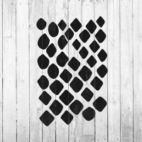 Sablon Perete vopsire, tencuiala 0.7mm Snakeskin Refolosibil, model MXSP7205, 100 x 100 mm - 4