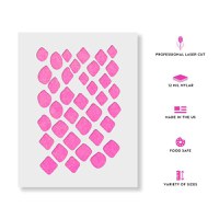 Sablon Perete vopsire, tencuiala 0.7mm Snakeskin Refolosibil, model MXSP7205, 100 x 100 mm - 3