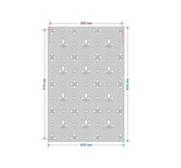 Sablon Perete vopsire, tencuiala model „Fundal”, 400 x600 mm MXSP7663 - 2