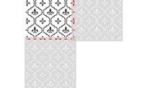 Sablon Perete vopsire, tencuiala model „Fundal”, 400 x600 mm MXSP7663