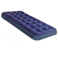 Saltea Gonflabila Mercaton, PVC si Velur, 185 x 76 x 22 cm, Albastru - 4