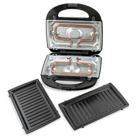 Sandwich-Maker cu placi detasabile Zass ZSM 03, negru - 5