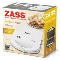 Sandwich-maker Zass ZSM 01, alb - 5