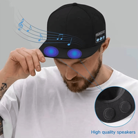 Sapca smart ,multifunctionala in aer liber cu difuzoare Bluetooth ,  muzica reglabila fara fir - 6