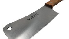 Satar, Pro Cook, otel inoxidabil, 32 cm, maner lemn, argintiu