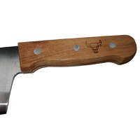 Satar, Pro Cook, otel inoxidabil, 34.5 cm, maner lemn, argintiu - 3