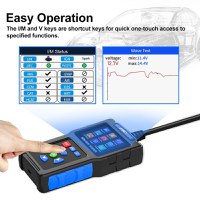 Scanner OBD2 Universal JFIND JF700, Cititor de Coduri de Eroare ale Motorului, Instrument de Diagnosticare CAN pentru - 7
