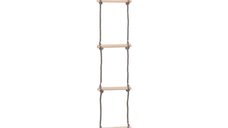 Scara de catarat din lemn masiv de pin, 5 trepte, 210 cm