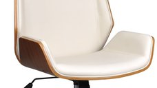 Scaun de birou directorial US116 Calisto, alb, 60x65x111-118 cm