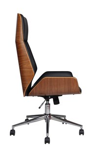 Scaun de birou directorial US116 Calisto, negru, 60x65x111-118 cm - 3