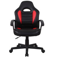 Scaun gaming US92 Euro, negru si rosu, 55x55x88-100 cm - 3