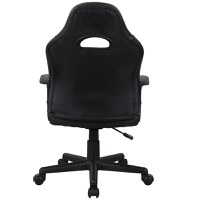 Scaun gaming US92 Euro, negru si rosu, 55x55x88-100 cm - 4