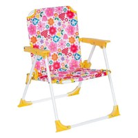 Scaun pentru copii, din metal, model floral, dimensiuni 37x35x46cm, multicolor - 1