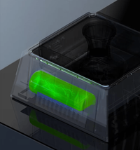 Scrumiera electrica moderna cu aspirare, Adsinio, 2 nivele de absorbtie, Purificator de aer incorporat, Lumina LED,Negru - 3