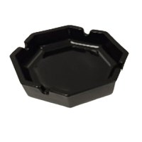 Scrumiera PASABAHCE Kosem, 11 cm, sticla neagra - 1