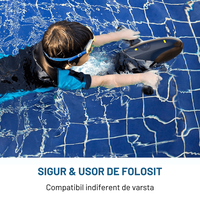 Scuter subacvatic, SEASCOOTER, Suport camera de actiune, Manere detasabile, cu suport pentru Paddleboard/placi SUP - 8