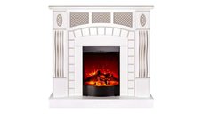 Semineu electric Amsterdam alb & Corsica, Art Flame, 1120x1150x300 mm, 1500W