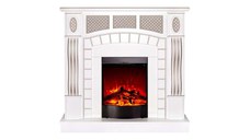 Semineu electric Amsterdam alb & Corsica, Art Flame, 1120x1150x300 mm, 1500W