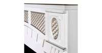 Semineu electric Amsterdam alb & Cristina, Art Flame, 1120x1150x300 mm, 2000W - 2