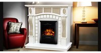 Semineu electric Amsterdam alb & Cristina, Art Flame, 1120x1150x300 mm, 2000W - 1